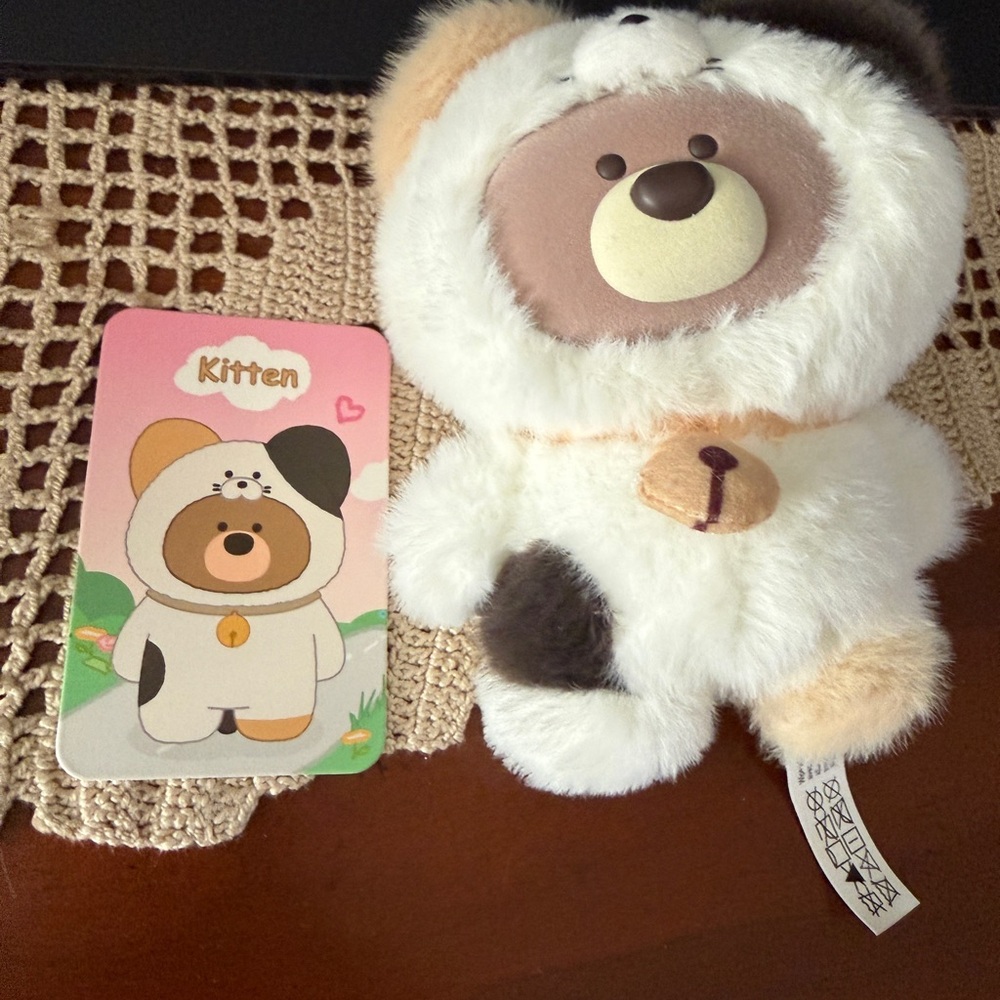 MINISO Gift Bear And Friends Series Plush Pendant